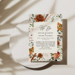 Flyer Invitación a los detalles del boda botánico natura<br><div class="desc">Carta de detalles e invitaciones a bodas florales a acuarelas rústicas de bajo costo. Con hermosas rúbricas,  terracota,  pampas de pasto de color rosa rubor,  negro y verde salvia eucalipto acuarela detalles de color. Esta moderna invitación a la boda le permitirá fijar el estilo de su gran día.</div>