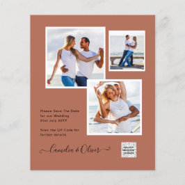 Flyer Invitación a matrimonio de foto de presupuesto Gua