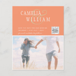 Flyer Invitación a matrimonio de foto de presupuesto Gua