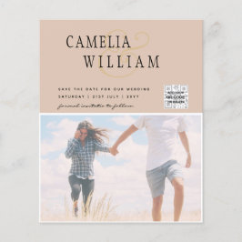 Flyer Invitación a matrimonio de foto de presupuesto Gua