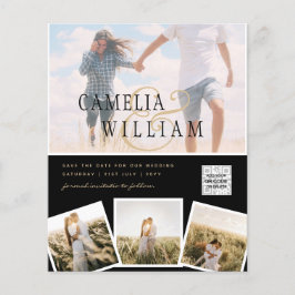 Flyer Invitación a matrimonio de foto de presupuesto Gua