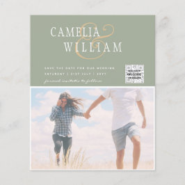 Flyer Invitación a matrimonio de foto de presupuesto Gua