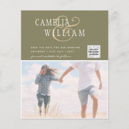 Flyer Invitación a matrimonio de foto de presupuesto Gua