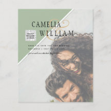 Invitación a matrimonio de fotos de presupuesto Co