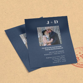 Flyer Invitación a matrimonio presupuestal moderna foto 