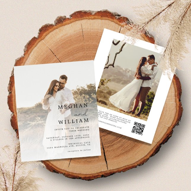 Flyer Invitación a matrimonio RSVP por foto de presupues (Subido por el creador)