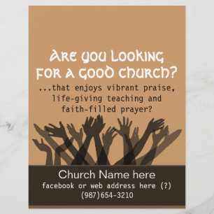 Flyer Invitación a reunión de culto.Biblia.Curación.Orac