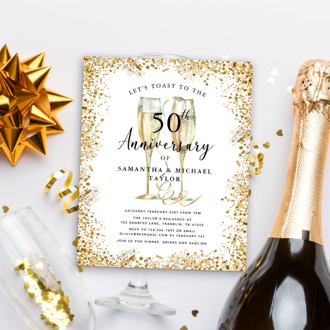 Flyer Invitación al 50° Aniversario del Oro del Presupue (Subido por el creador)