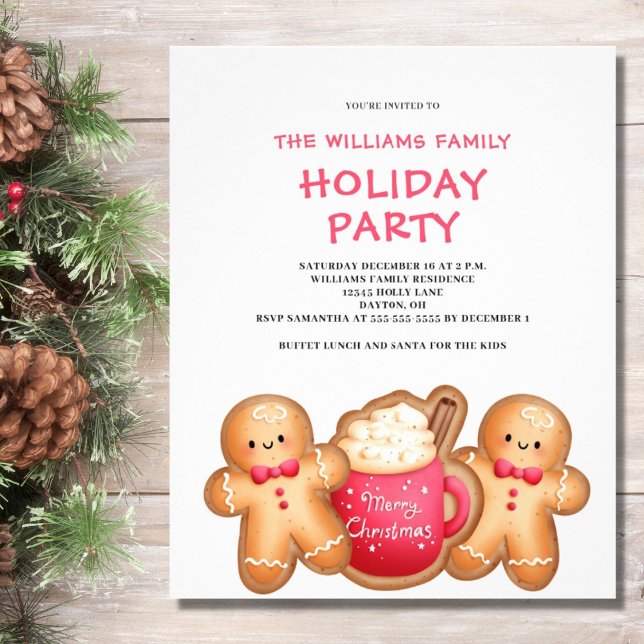 Flyer Invitación al cacao de los Navidades del presupues (Subido por el creador)