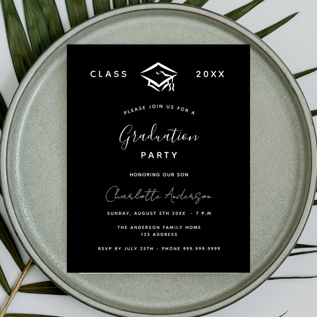 Flyer Invitación al presupuesto 2025 en blanco negro de  (Subido por el creador)
