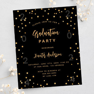 Flyer Invitación al presupuesto del año de la estrella n