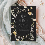 Flyer Invitación Baby Shower del libro de flores silvest<br><div class="desc">Bienvenido a su pequeña habitación con estilo y asequibilidad usando nuestras invitaciones Floral Boho Wildflower Baby Shower. Perfecto para una celebración neutral en cuanto a género,  nuestros diseños inspirados en la naturaleza le dan un toque de moda boho a su evento.</div>