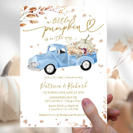 Flyer Invitación de Baby Shower de Little Pumpkin Budget