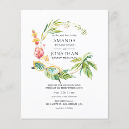 Flyer Invitación de boda de verano