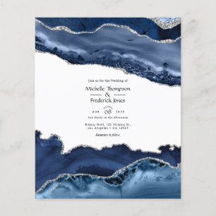 Flyer Invitación de boda Presupuesto Marina y Ágata Plat
