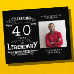 Flyer Invitación de cumpleaños 40 a Black Budget<br><div class="desc">¿Planeando una fiesta de cumpleaños número 40? Facilite y haga que sea más asequible con nuestro folleto de invitaciones de 40 cumpleaños con presupuesto negro. Crea tu propia invitación con nuestras plantillas fáciles de usar en Zazzle y aporta un toque especial a tu próximo evento. Nuestro folleto de invitación viene...</div>