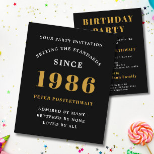 Flyer Invitación de cumpleaños número 40 Presupuesto 198