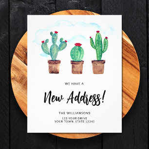 Flyer Invitación de desplazamiento de nueva dirección de