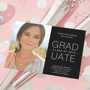 Flyer Invitación de Graduación de Presupuesto Foto Fl Mi