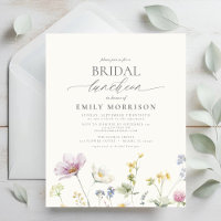 Invitación de Luncheon de Boda Económica con Motiv