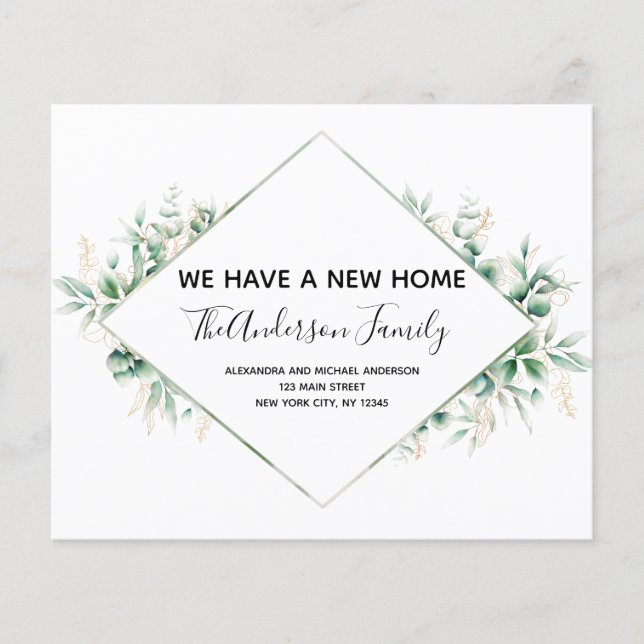 Flyer Invitación de movimiento de presupuesto vegetación (Frente)