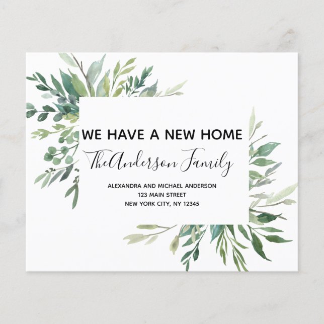 Flyer Invitación de movimiento de presupuesto vegetación (Frente)