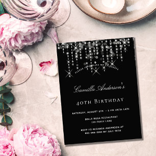Flyer Invitación de presupuesto de fiesta de cumpleaños