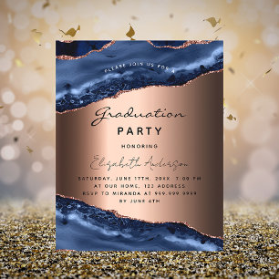Flyer Invitación de presupuesto de fiesta de graduación