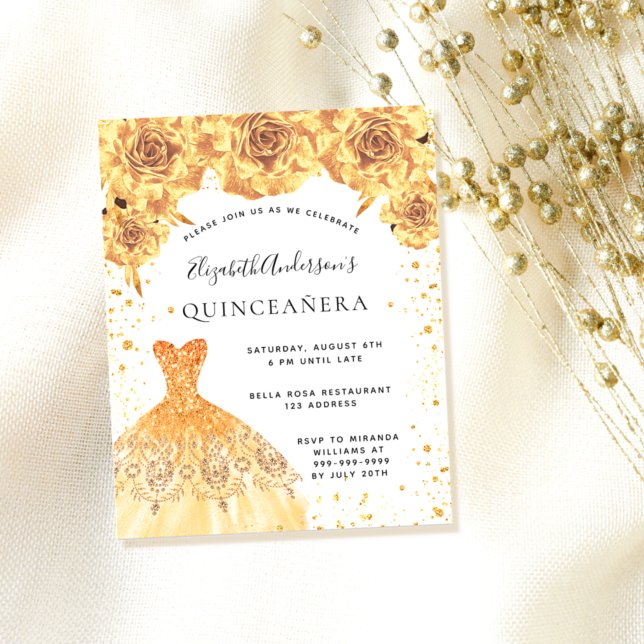 Flyer Invitación de presupuesto floral a la vestimenta d (Subido por el creador)