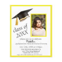 Invitación del Partido de Graduación de Fotografía