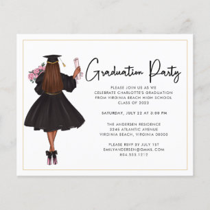 Flyer Invitación del Partido de Graduación de Guión Mode