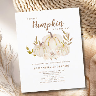 Flyer Invitación para baby shower de Presupuesto un pequ