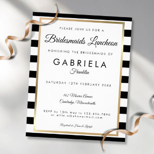 Flyer Invitación para el almuerzo de las damas de honor
