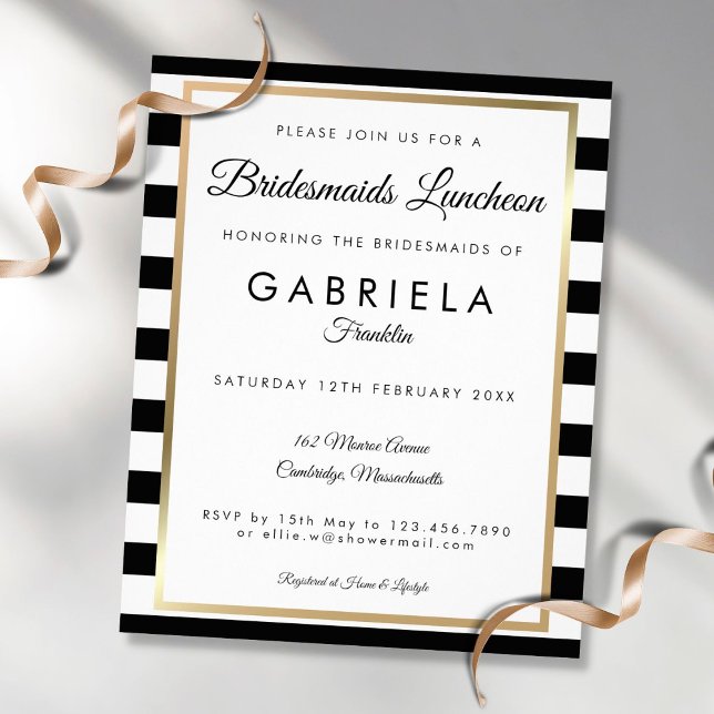 Flyer Invitación para el almuerzo de las damas de honor  (Subido por el creador)