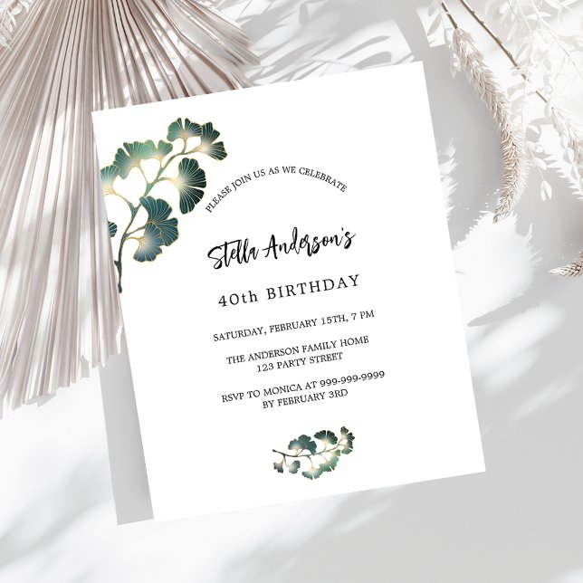 Flyer Invitación presupuestal de script blanco de vegeta (Subido por el creador)