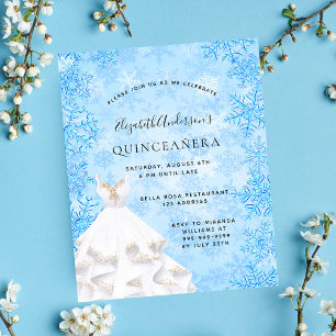Flyer Invitación presupuestaria para el invierno de Quin