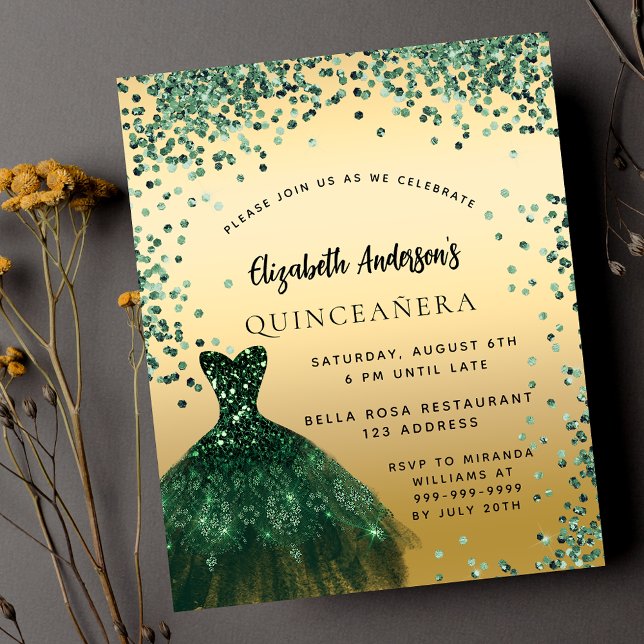 Flyer Invitación presupuestaria para el vestido de oro v (Subido por el creador)