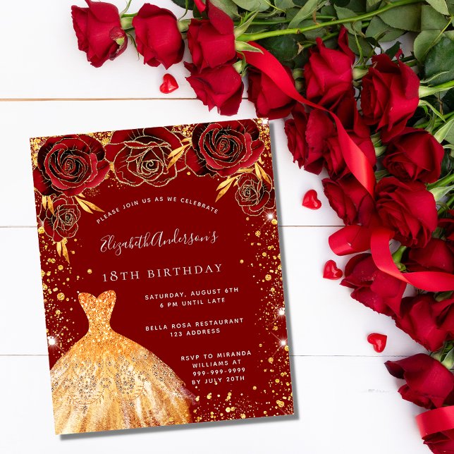 Flyer Invitación presupuestaria para el vestido de purpu (Subido por el creador)