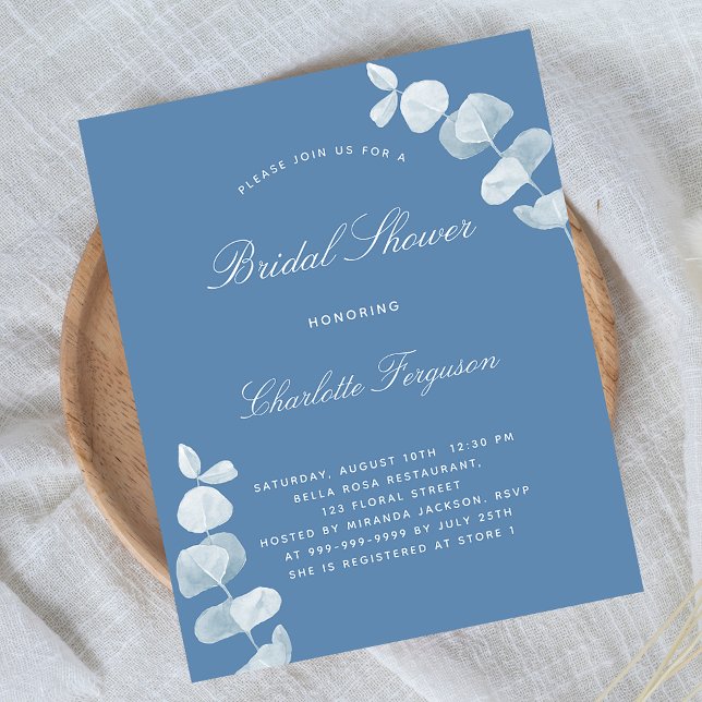Flyer Invitación presupuestaria para la ducha de novia c (Subido por el creador)
