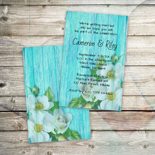 Flyer Invitaciones a Bodas de presupuestos de Rosas de m