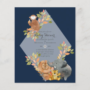 Flyer Invitaciones de Baby SHOWER con PRESUPUESTO - ANIM