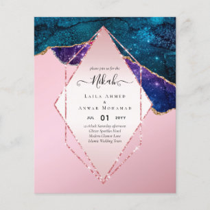 Flyer Invitaciones de Boda Nikah PRESUPUESTO DE AGATA D