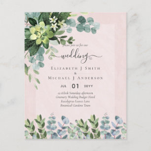 FLYER INVITACIONES DE BODA PRESUPUESTARIA GUARDAR FECHAS