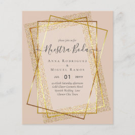 Flyer Invitaciones de Boda, presupuesto Boda español de 