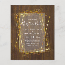 Flyer Invitaciones de Boda, presupuesto Boda español de 