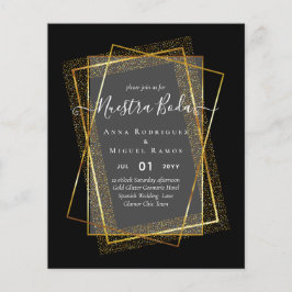 Flyer Invitaciones de Boda, presupuesto Boda español de 