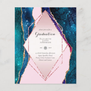 Flyer Invitaciones de GRADUACIÓN Presupuesto Agate Brill