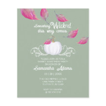 Invitaciones de Halloween Presupuestario Dulce 16