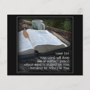 Flyer Isaiah 26v3 - Paz perfecta - Biblia