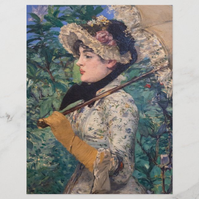 Flyer Jeanne (Primavera) De Édouard Manet (Frente)